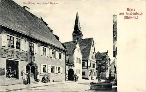 Ak Eschenbach Pommelsbrunn in Mittelfranken, Handlung von Josef Dumm