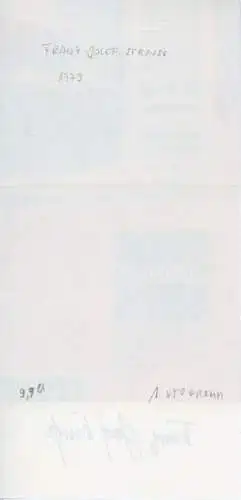 Autogramm Franz Josef Strauß, Portrait auf einem Motorrad, 1979