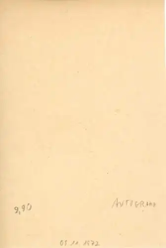 Autogramm Walter Scheel, FDP, Lasst Vernunft walten