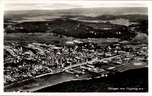 Ak Ebingen Albstadt in Württemberg, Fliegeraufnahme