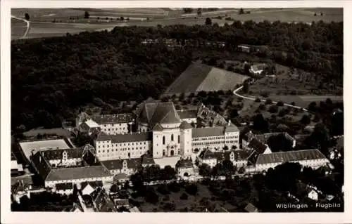 Ak Wiblingen Ulm an der Donau Baden, Fliegeraufnahme