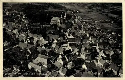 Ak Walldürn im Odenwald Baden, Fliegeraufnahme