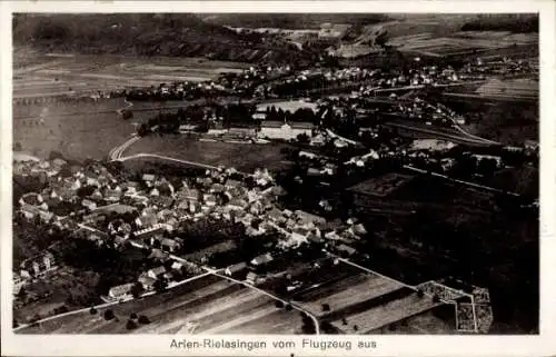 Ak Arlen Rielasingen-Worblingen in Baden, Fliegeraufnahme