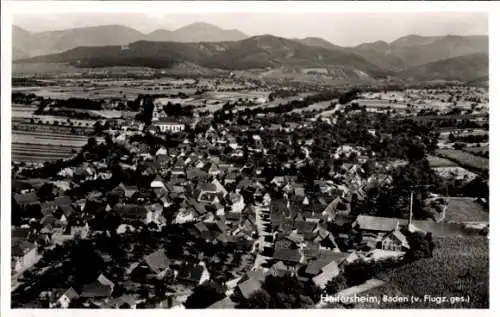 Ak Heitersheim im Schwarzwald, Fliegeraufnahme