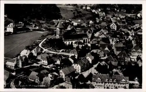 Ak Elzach b. Freiburg Breisgau, Fliegeraufnahme