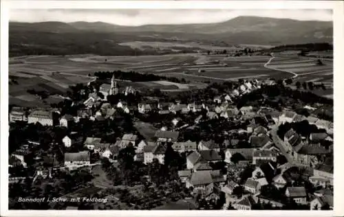 Ak Bonndorf im Schwarzwald, Fliegeraufnahme