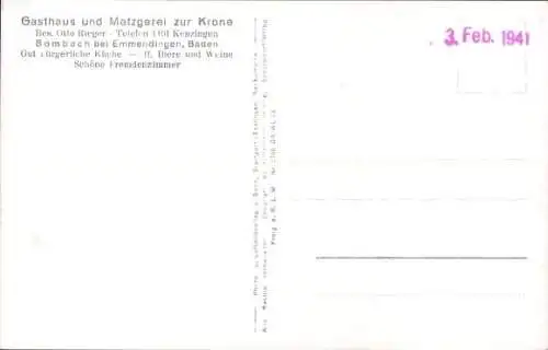 Ak Bombach (bei Emmendingen) Kenzingen im Breisgau Baden, Fliegeraufnahme