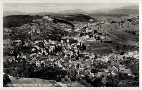 Ak Tübingen am Neckar, Fliegeraufnahme