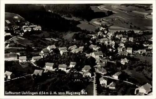 Ak Uehlingen Ühlingen Birkendorf im Schwarzwald, Fliegeraufnahme