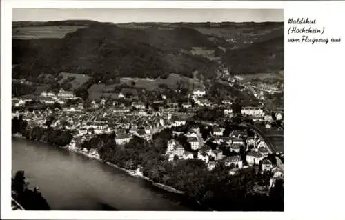 Ak Waldshut Tiengen am Hochrhein, Fliegeraufnahme