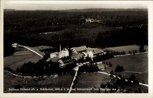 Ak Rothaus Grafenhausen im Schwarzwald, Fliegeraufnahme