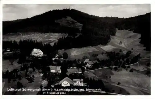 Ak Schweigmatt Raitbach Schopfheim in Baden, Fliegeraufnahme, Hohe Möhr