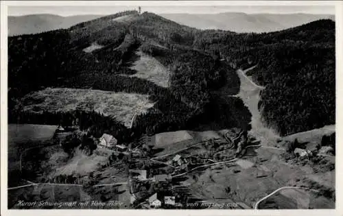 Ak Schweigmatt Raitbach Schopfheim in Baden, Hohe Möhr, Fliegeraufnahme