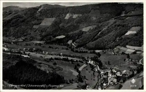 Ak Oberprechtal Schwarzwald, Fliegeraufnahme