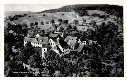 Ak Obertüllingen Lörrach in Baden Württemberg, Fliegeraufnahme