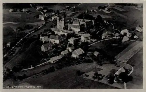 Ak St. Peter im Schwarzwald, Fliegeraufnahme