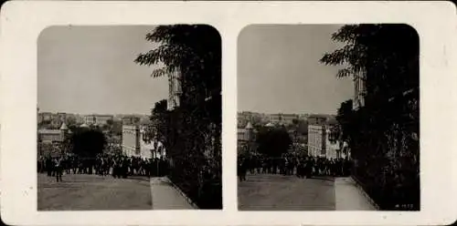 Stereo Foto Konstantinopel Istanbul Türkei, Selamlik des Sultans