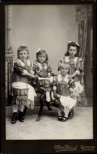 Kabinett Foto Zehdenick in der Mark, Kinder-Gruppenfoto