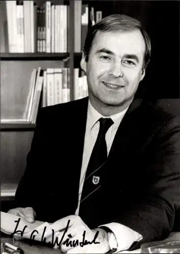 Foto Staatssekretär Peter-Kurt Würzbach, Autogramm