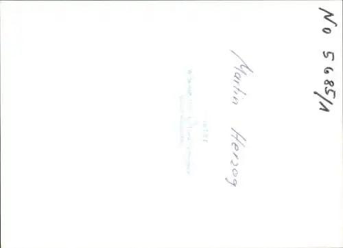 Foto Politiker Martin Herzog, Autogramm