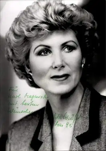 Foto Politikerin Uta Würfel, FDP, Autogramm