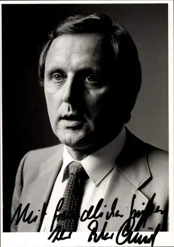 Foto Politiker Peter Aniol, Autogramm