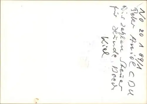 Foto Politiker Peter Aniol, Autogramm