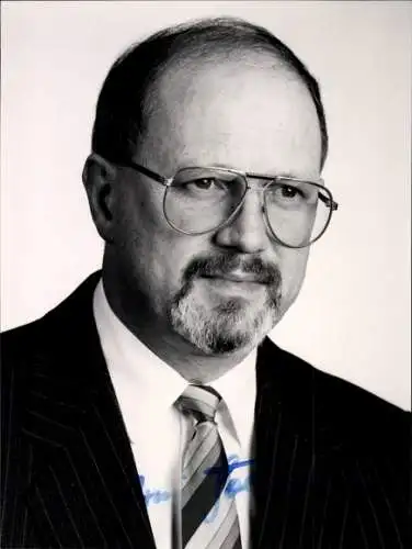 Foto Bürgermeister Göbelbecker, Autogramm