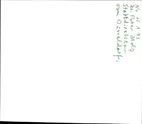 Foto Politiker Peter Holz, Autogramm