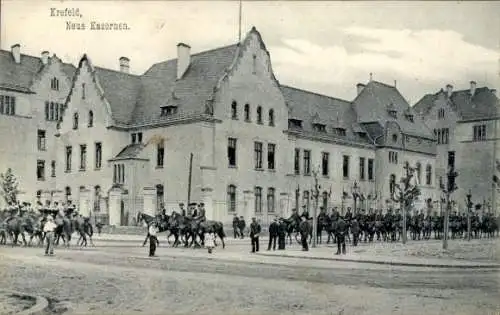 Ak Krefeld am Niederrhein, neue Kasernen