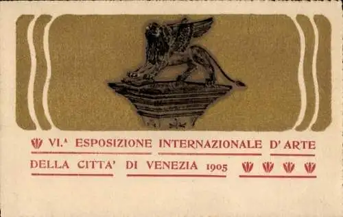 Ak Venezia Venedig Veneto, 6. Esposizione Internazionale d'Arte della Città