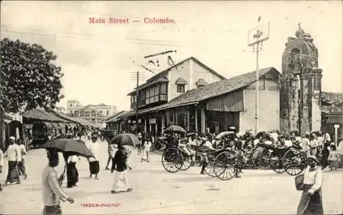 PC Colombo Ceylon Sri Lanka, Main Street