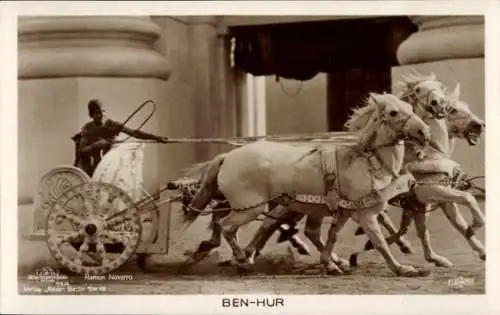 Ak Schauspieler Ramon Novarro, Filmszene, Ben Hur