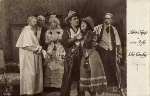 Ak Schauspieler Alvin Neuß, in seiner Rolle Der Cowboy, RPH 545/4