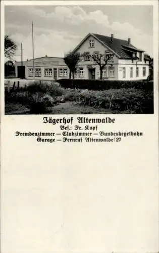 Ak Altenwalde Cuxhaven in Niedersachsen, Jägerhof