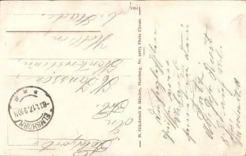 Ak Elmshorn in Holstein, Hafen, Reservelazarett