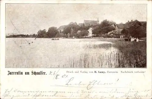 Ak Zarrentin am Schaalsee, Gesamtansicht