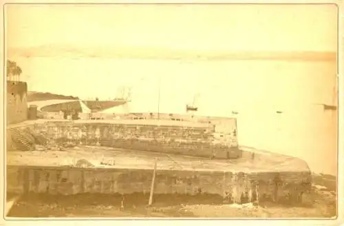 Kabinettfoto Saint Malo Ille et Vilaine Bretagne, Festungsanlagen