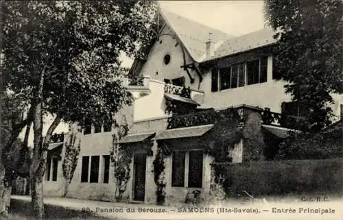 CPA Samoëns Haute Savoie, Pension du Berouze