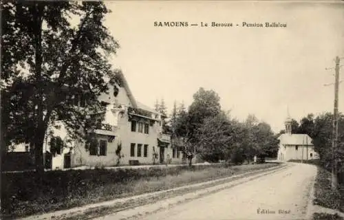 CPA Samoëns Haute Savoie, La Berouze, Pension Ballalou