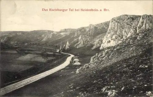 Ak Heidenheim an der Brenz Württemberg, Eselsburger Tal