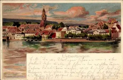 Künstler Litho Biese, C., Überlingen am Bodensee, Gesamtansicht