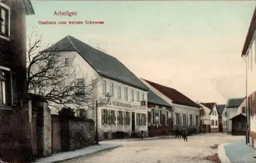 Ak Arheilgen Darmstadt in Hessen, Gasthaus zum weißen Schwanen