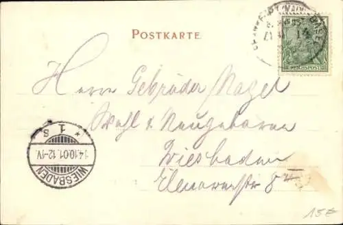 Ak Darmstadt in Hessen, Bahnhöfe