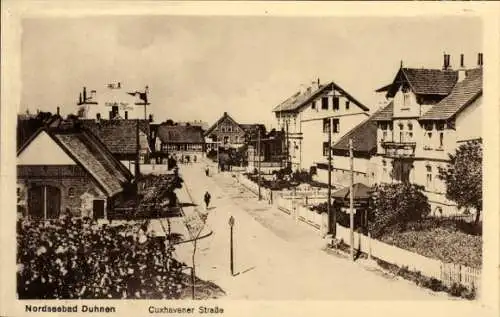 Ak Duhnen Cuxhaven in Niedersachsen, Cuxhavener Straße, Gasthaus in der Sonne, Hotel am Meer