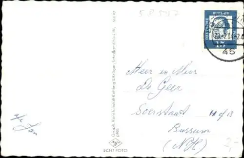 Ak Lüdenscheid im Märkischen Kreis, Totalansicht, Blick vom Ehrenmal