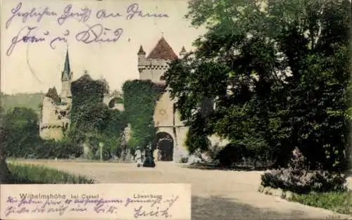 Ak Bad Wilhelmshöhe Kassel in Hessen, Löwenburg