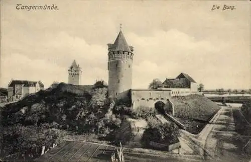 Ak Tangermünde an der Elbe, Burg