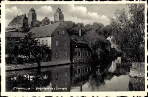 Ak Eilenburg an der Mulde, Blick auf das Schloss