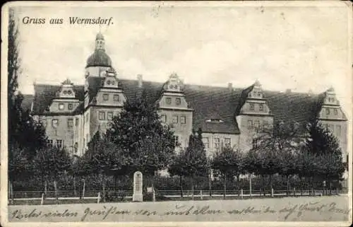 Ak Wermsdorf in Sachsen, Schloss